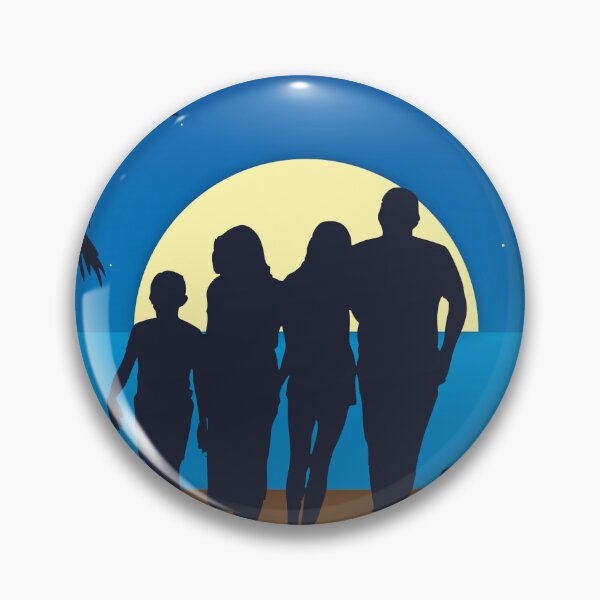 Item preview, Drawing of a family on the beach designed and sold by MarketdeLuis.