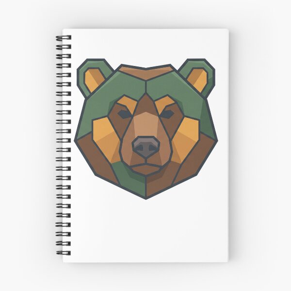 Item preview, Geometric Low Poly Bear Head designed and sold by Rariks.