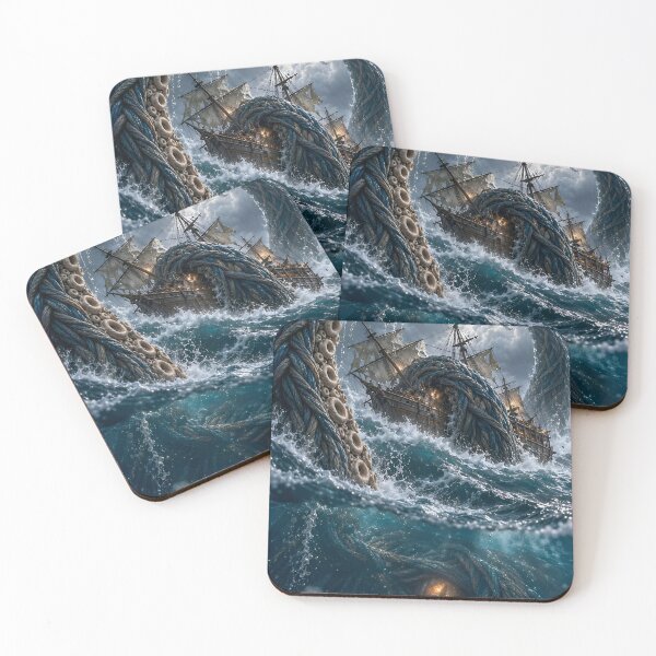 Item preview, Kraken — Beneath the Storm designed and sold by JUTElCONIC.