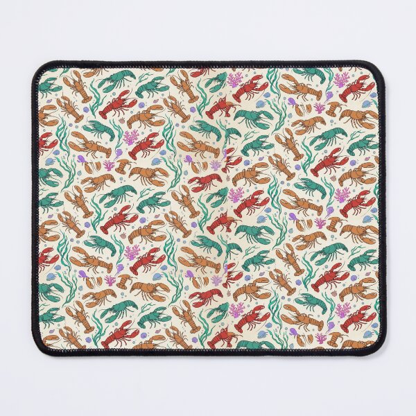 Item preview, Vibrant Flat Art Lobster Pattern Seabed Design designed and sold by Marietna2110.