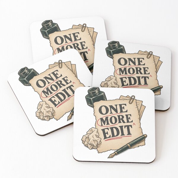 Item preview, One More Edit – Writer & Manuscript Humor designed and sold by youcefben48.
