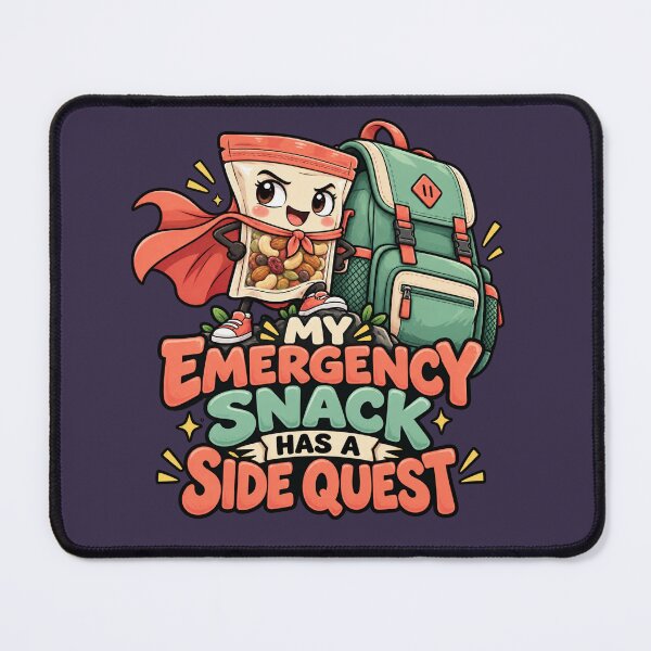 Item preview, My Emergency Snack Has a Side Quest – Funny Diabetes Cartoon designed and sold by PiANNE.
