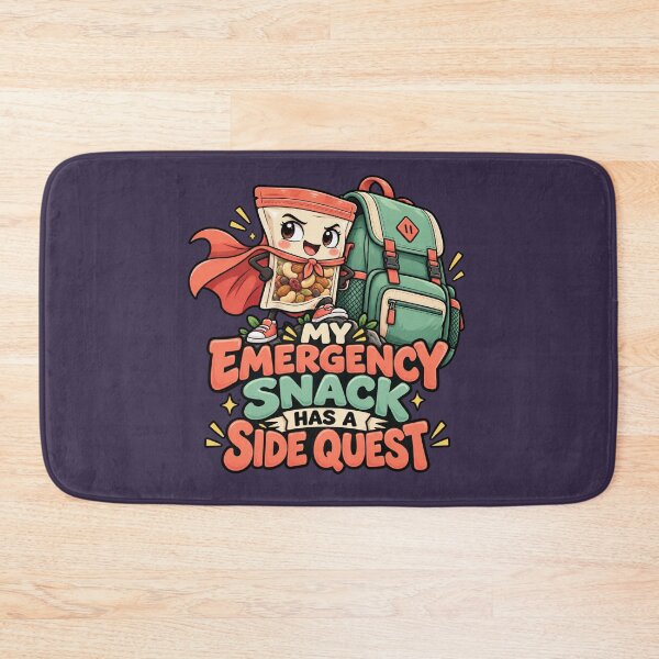 Item preview, My Emergency Snack Has a Side Quest – Funny Diabetes Cartoon designed and sold by PiANNE.