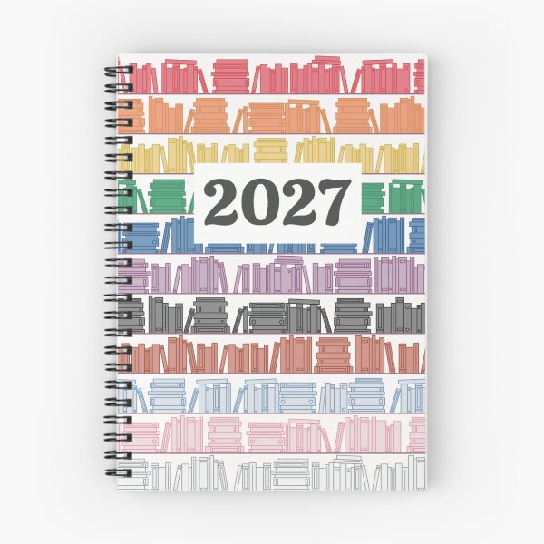 Item preview, 2027 Subtle Progress Pride Flag Rainbow Bookshelves Pattern designed and sold by winterpumpkin.