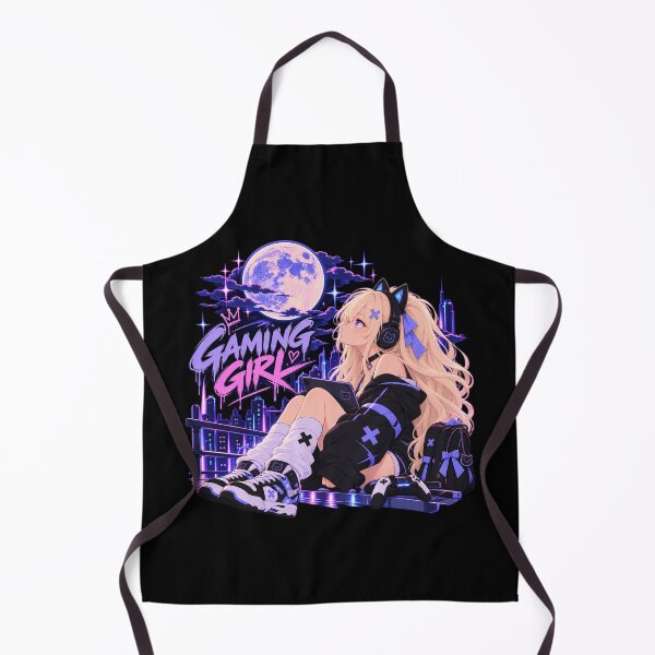 Item preview, Neko Yuki - Gaming girl night designed and sold by Vantu Design.