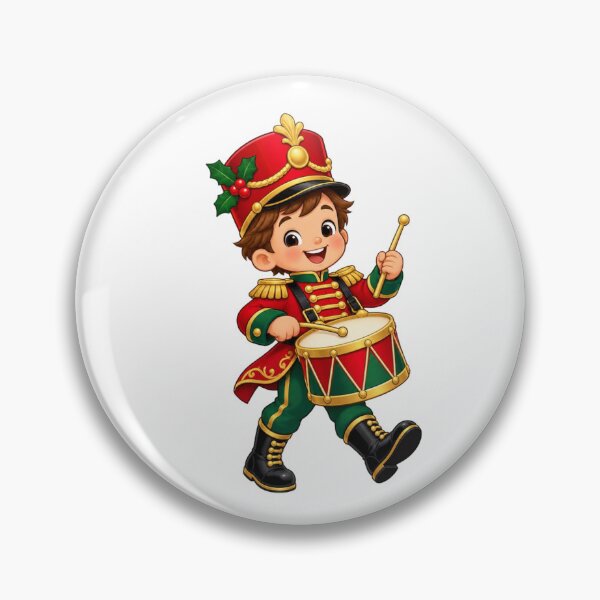 Item preview, Christmas Drummer Boy Holiday Design designed and sold by Myra365Art.