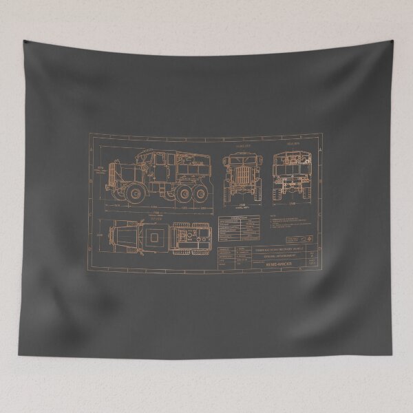 Item preview, Wrecker Technical Drawing bronze designed and sold by Auburn-Art.