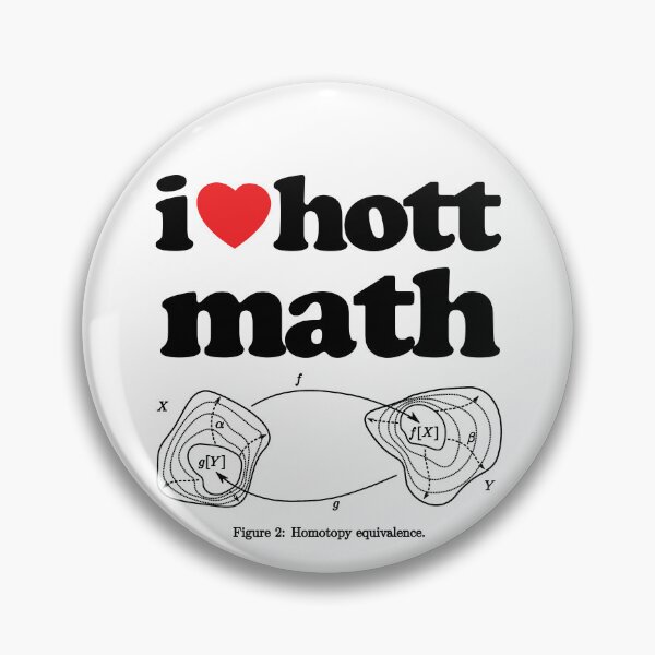 Item preview, I Love Hott Math Topology STEM Geek Graphic Black Text designed and sold by MathWare MathClips.
