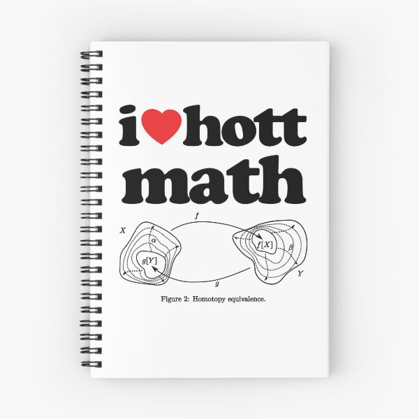Item preview, I Love Hott Math Topology STEM Geek Graphic Black Text designed and sold by MathWare MathClips.