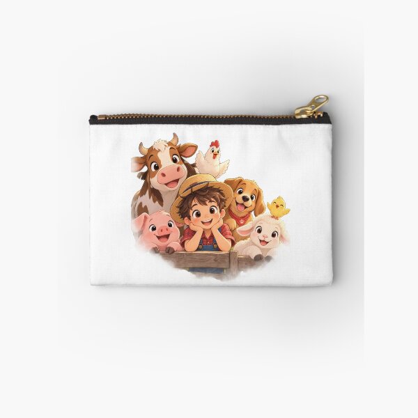 Item preview, Cute Farm Friends – Whimsical Cartoon Farm Animals designed and sold by Joyfulfabric.