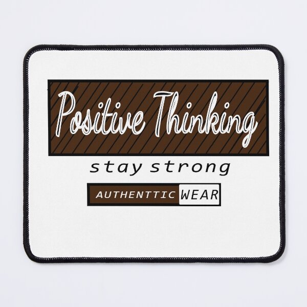Item preview, Positive Thinking Motivational Quote T-Shirt Design – Authentic Wear Graphic designed and sold by Carftora786.