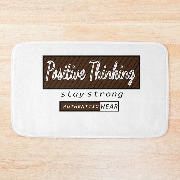 Item preview, Positive Thinking Motivational Quote T-Shirt Design – Authentic Wear Graphic designed and sold by Carftora786.