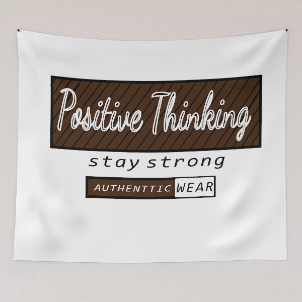 Item preview, Positive Thinking Motivational Quote T-Shirt Design – Authentic Wear Graphic designed and sold by Carftora786.
