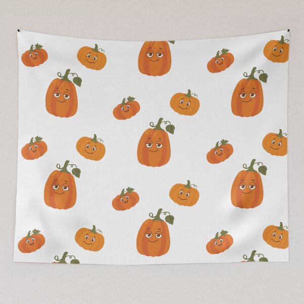Item preview, Cute Autumn Pumpkin Trio  designed and sold by BetweenForms.