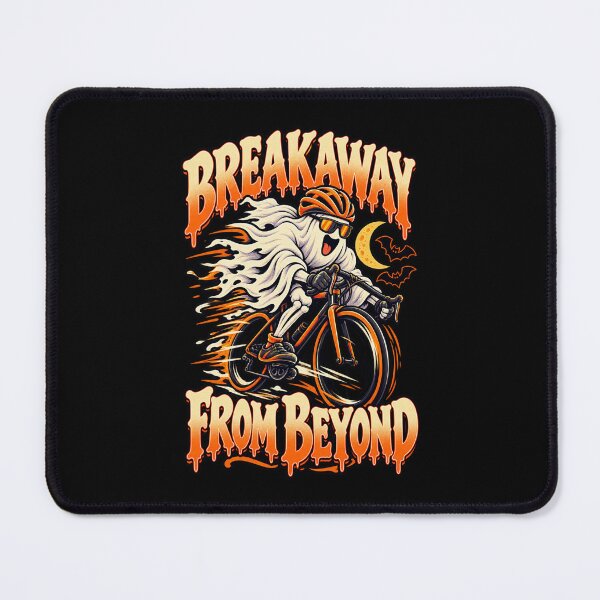 Item preview, Breakaway From Beyond - Ghost Cyclist Halloween designed and sold by MOTIFOLK.