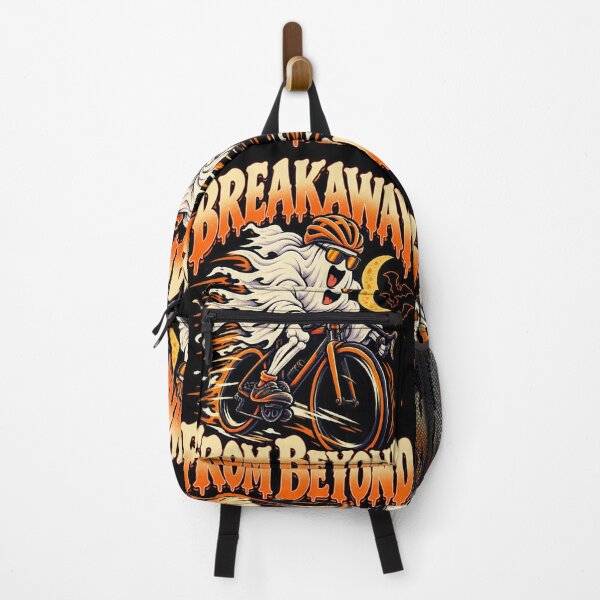Item preview, Breakaway From Beyond - Ghost Cyclist Halloween designed and sold by MOTIFOLK.
