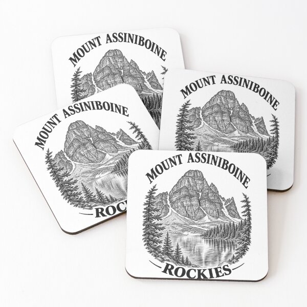 Item preview, Mount Assiniboine — Canadian Rockies Line Art designed and sold by Tee Visions.