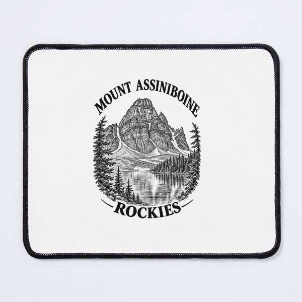 Item preview, Mount Assiniboine — Canadian Rockies Line Art designed and sold by Tee Visions.