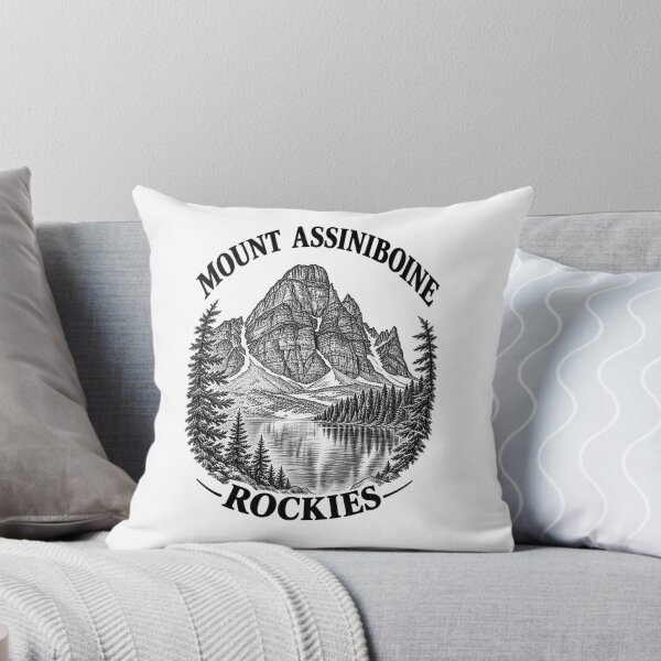Item preview, Mount Assiniboine — Canadian Rockies Line Art designed and sold by Tee Visions.