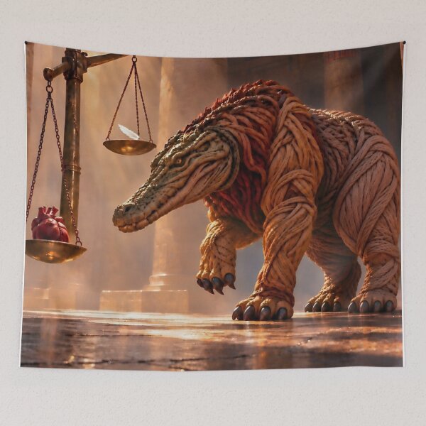 Item preview, Ammit — The Weight of the Heart designed and sold by JUTElCONIC.