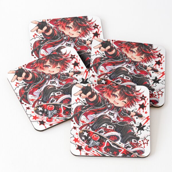 Item preview, Street Shredder – Chibi Anime Skateboard Boy designed and sold by Kubbykat.