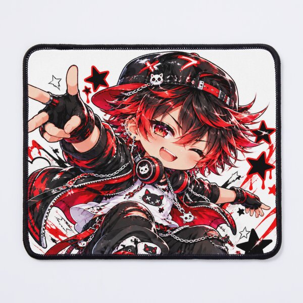 Item preview, Street Shredder – Chibi Anime Skateboard Boy designed and sold by Kubbykat.