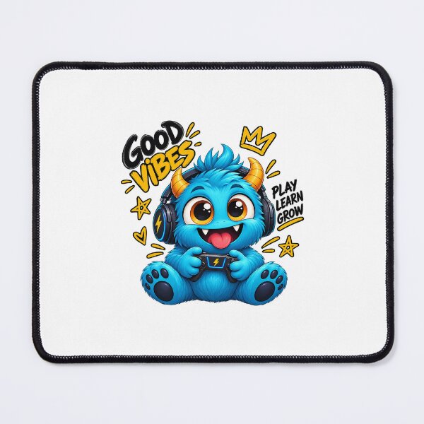 Item preview, blue cute dragon good vibes designed and sold by WellN.