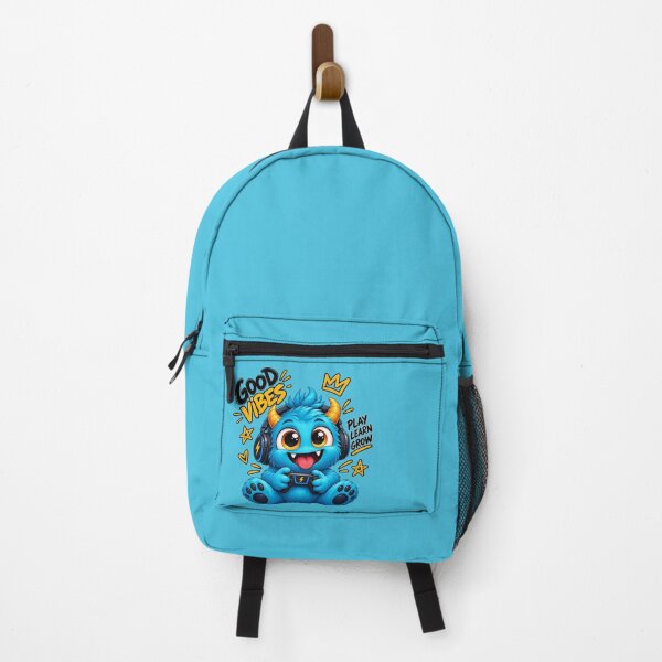 Item preview, blue cute dragon good vibes  designed and sold by WellN.