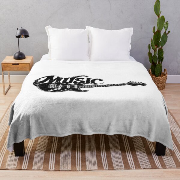 Item preview, Electric Guitar Music Word Silhouette Vintage Guitarist designed and sold by Whirx.