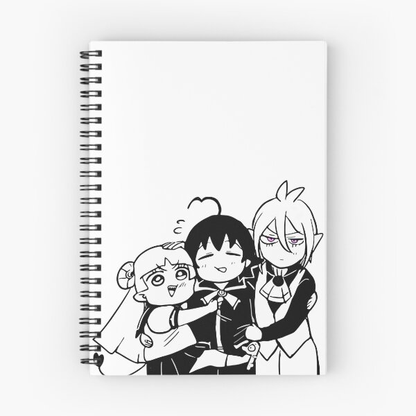 Item preview, Iruma, Asmodeus and Clara friends manga art designed and sold by Koikts.