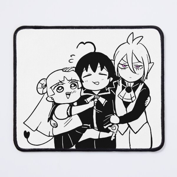 Item preview, Iruma, Asmodeus and Clara friends manga art designed and sold by Koikts.