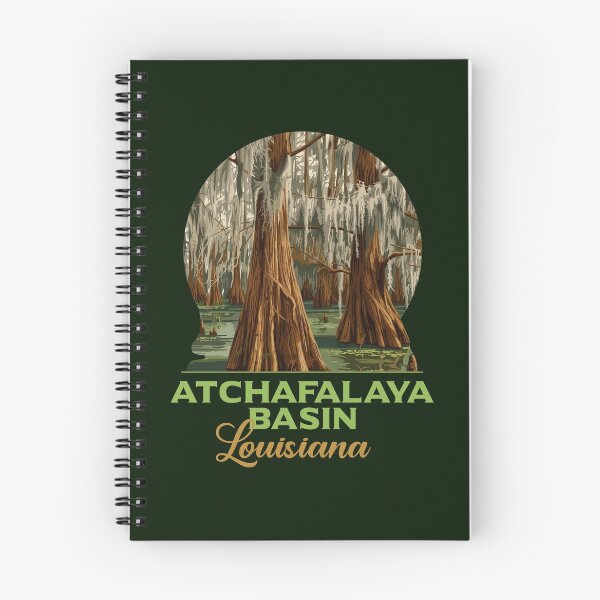 Item preview, Atchafalaya Basin Louisiana Cypress Swamp Vintage Art designed and sold by LinaValearte.
