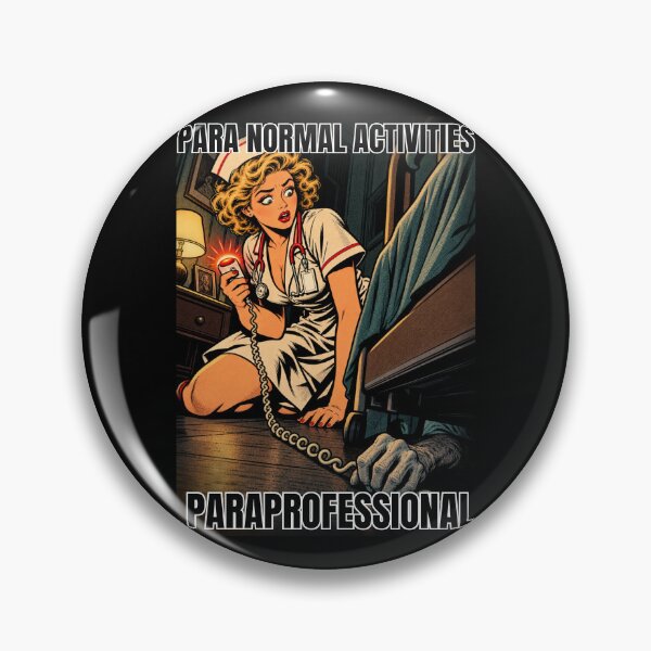 Item preview, Para Normal Activities Paraprofessional Retro Horror Nurse designed and sold by GibasVisuals.