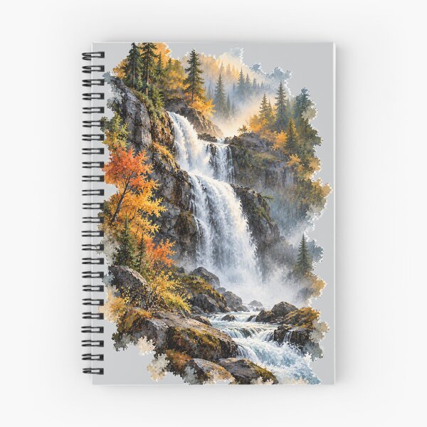 Item preview, Where the Water Falls – Autumn Wilderness designed and sold by SusanSweetArt.