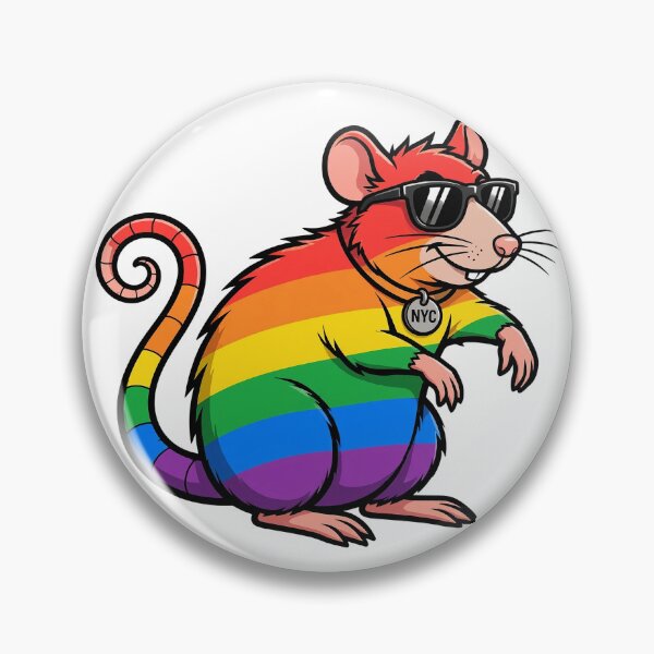 Item preview, Rainbow Cool Rat NYC Pride designed and sold by StateofQueer.