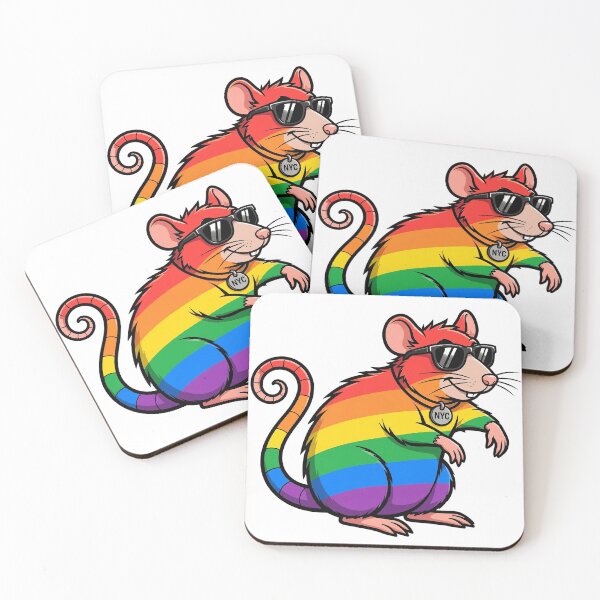 Item preview, Rainbow Cool Rat NYC Pride designed and sold by StateofQueer.