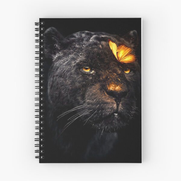 Item preview, Black Panther and Golden Butterfly designed and sold by ellismann60.