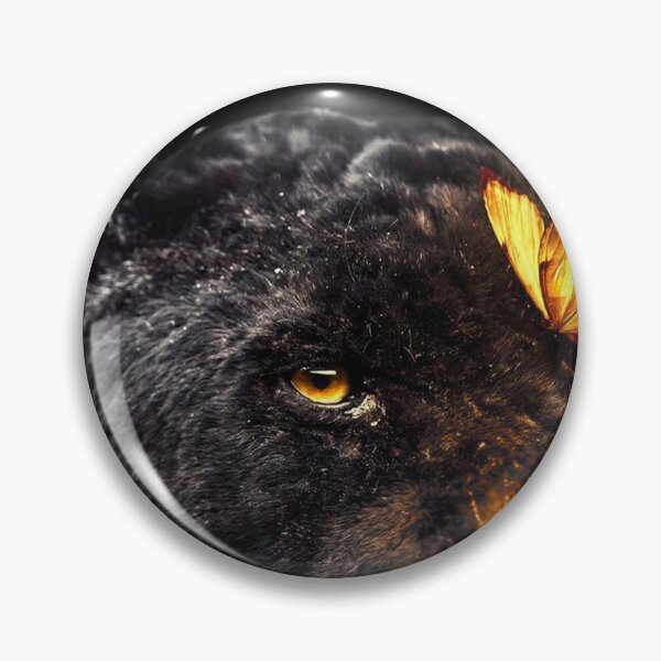 Item preview, Black Panther and Golden Butterfly designed and sold by ellismann60.