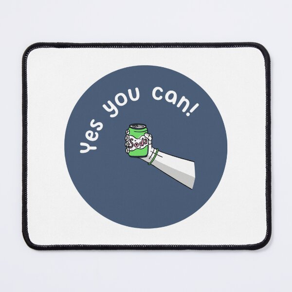 Item preview, Yes You Can Funny Soda Can Pun Quote designed and sold by KromaDesignLab.