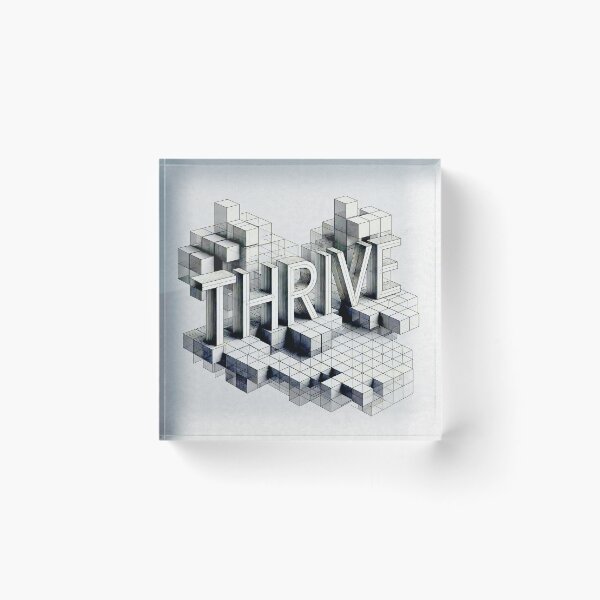Item preview, Architectural Lightness - The Word is Thrive #2 designed and sold by Helios Be. Lavsh.