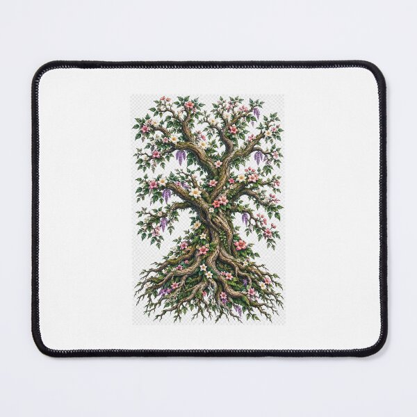 Item preview, Majestic Flowering Fantasy Tree designed and sold by Jyoti  Rajput.