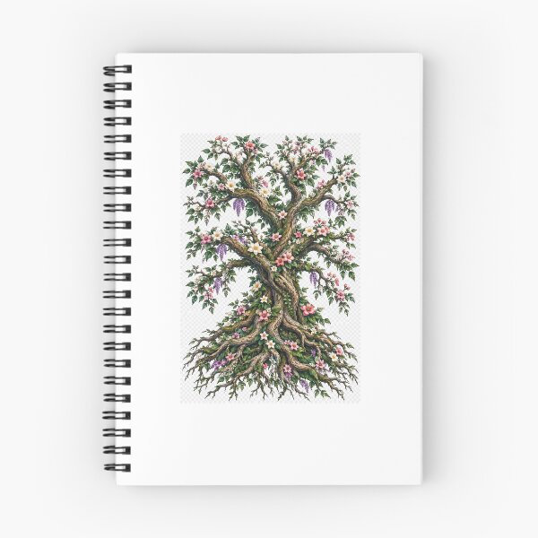 Item preview, Majestic Flowering Fantasy Tree designed and sold by Jyoti  Rajput.
