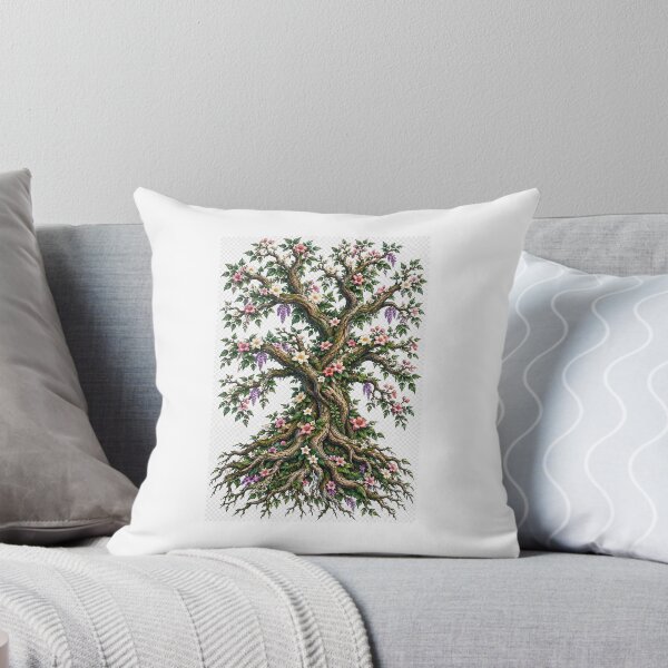 Item preview, Majestic Flowering Fantasy Tree designed and sold by Jyoti  Rajput.