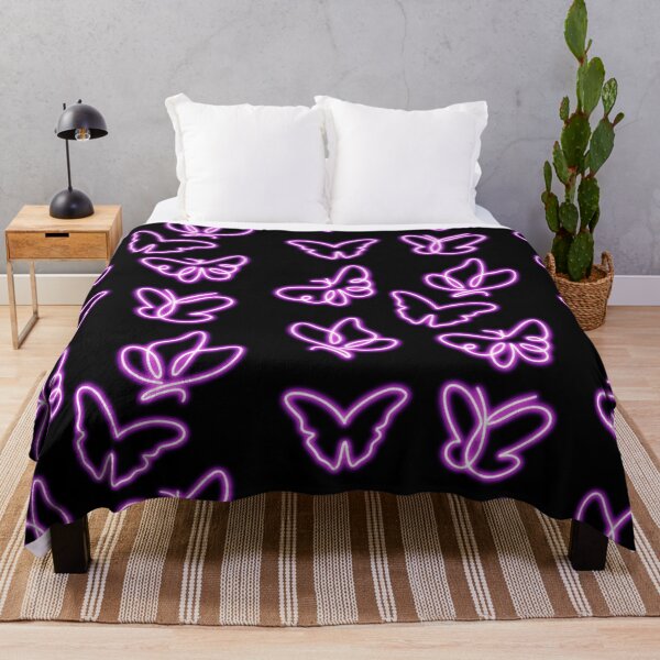 Item preview, Neon Pink Butterflies Cyber y2k Aesthetic Synthwave Art designed and sold by Super Neon Pixels .