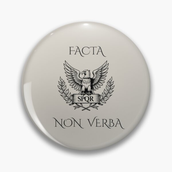 Item preview, Facta Non Verba | Actions Not Words | Latin Quote & Motto designed and sold by semenol.
