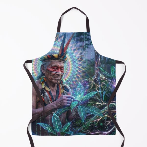 Item preview, Spirit of the Jaguar · Sacred Medicine and Spiritual Psychedelic Art · Sacred Threshold designed and sold by RoninGangStudio.