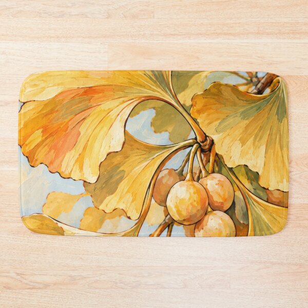 Item preview, Ginkgo Autumn Simple Minimalist Pattern designed and sold by scicilysimonee.