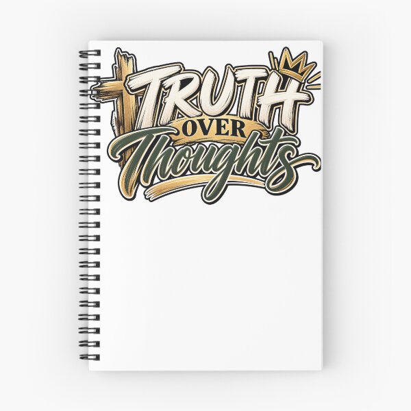 Item preview, Truth Over Thoughts | Christian Renew Your Mind Design designed and sold by ThinkOnThis.