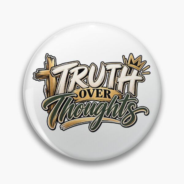 Item preview, Truth Over Thoughts | Christian Renew Your Mind Design designed and sold by ThinkOnThis.