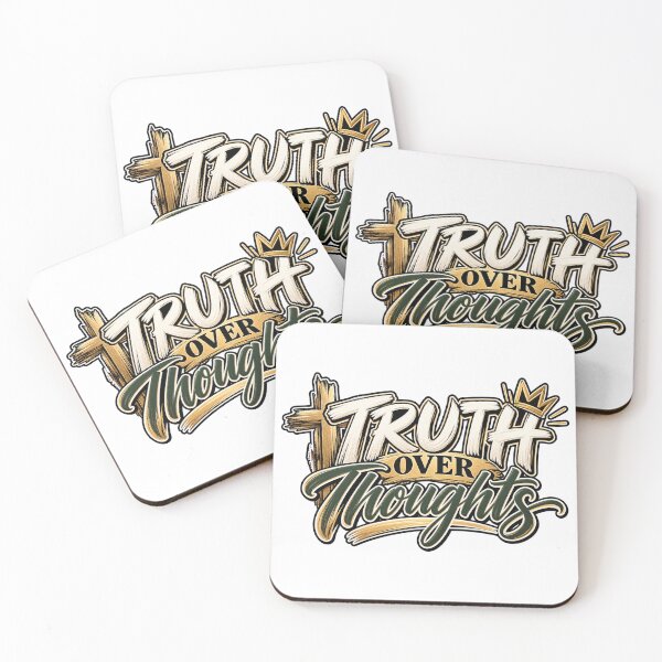 Item preview, Truth Over Thoughts | Christian Renew Your Mind Design designed and sold by ThinkOnThis.